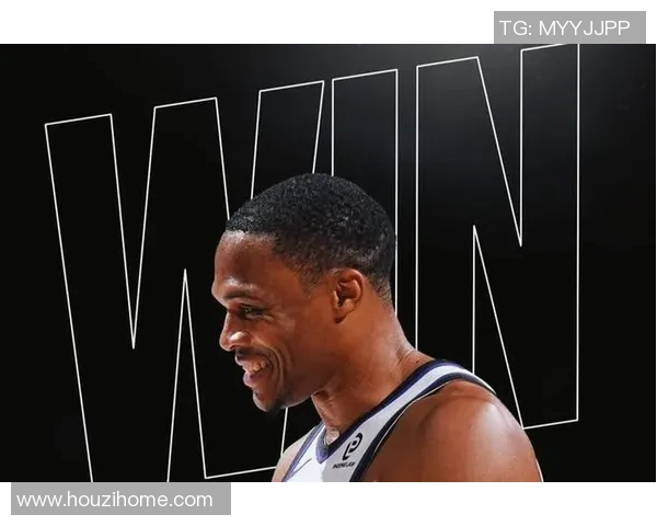 雷霆球星拉塞尔·威斯布鲁克在比赛中取得关键胜利